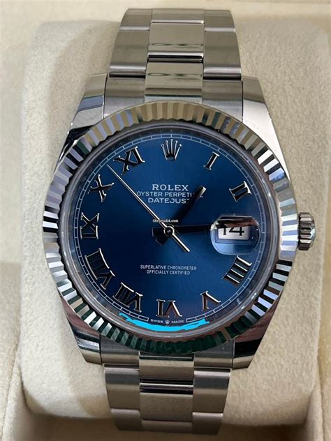 rolex boy acciaio quadrante azzurro|Acquista Rolex Datejust 36 su Chrono24.